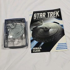 Eaglemoss Star Trek USS Honshu Nebula Class #23 w/ Magazine DS9 Deep Space Nine picture