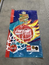 1994 NCAA Charlotte Final Four Coca Cola Promo Advertising Banner Vintage 5 X 3 picture