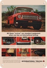 1964 INTERNATIONAL Pickup Truck DECORATIVE REPLICA METAL SIGN picture