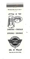 Steak n Shake   Matchcover picture