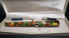 Levenger 2013 True Writer Autumn Fall Foliage Mosaic Fountain Pen Medium Nib picture
