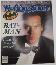 Rolling Stone Issue 555- June 29, 1989 - Michael Keaton As Batman Cover - Rare picture