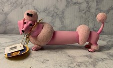 Westland Hot Diggity Dog, 2005 Hot Pink Link 16512  Poodle Dachshund Figurine picture