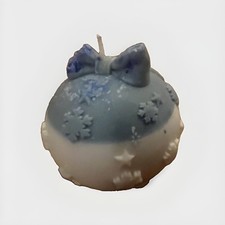 Wax Snowman Winter Figurine Snowflake Pattern picture