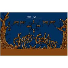 Ghosts N Goblins CPO Arcade Control Panel Overlay Textured Laminate picture