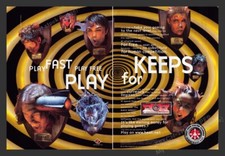 1999 Heat.net Online Gaming for Degree$ Video Game Print Advertisement 2 pgs picture