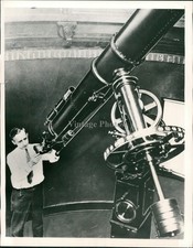 1934 Professor J Nassau Science Cleveland Machine Press Vintage Photo 7x9 picture