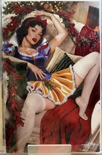 Skyline #6 Snow White Ally Loren Leather Variant Holiday Virgin Cover NM picture