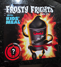 Wendy's Kids' Meal Frosty Frights Part III Promotional Poster cling. picture