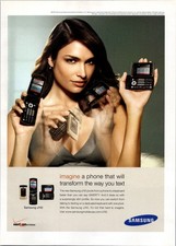 2007 • SAMSUNG Phone Flip Phone Keyboard print ad • 2000s Mens Fashion DA.14 picture
