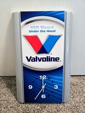 Valvoline 100 Years Racing Commemorative Clock, Brand New picture