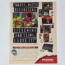 Cyberdillo Panasonic 3DO Gross Nasty Disgusting Print Ad/Poster Promo Art picture