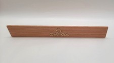 ORIGINAL OMEGA DEALER'S LARGE WOOD/METAL PLAQUE BRAND NEW picture