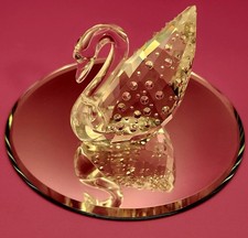 Swarovski Crystal Centenary Swan Figurine 187407 7633 NR 100 1995 Boxed Excellen picture