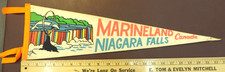 VINTAGE 1960s MARINELAND NIAGARA FALLS CANADA PENNANT banner Souvenir picture
