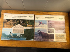 Vintage 1978 & 1980 Remington Dupont Wildlife Preserve Habitat Calendar Lot of 2 picture