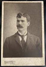 Adolf Hitler Favorite Artist US Born German Painter Carl Von Marr Cabinet Card picture