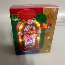 Carlton Cards Heirloom 2006 Happy Days Jukebox Musical Light Up Ornament 125 picture
