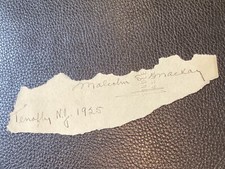Malcolm Sutherland Mackay Autograph Signature Clipping, Montana Rancher, Author picture