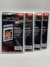 Ultra Pro One-Touch Resealable Bags 4 Packs of 100, 400 Total Bags picture