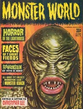 54963: WARREN PUBLISHING MONSTER WORLD #4 VF Plus Grade picture