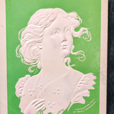 Early 1900's The Irish Girl Antique Postcard picture