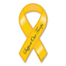 Support Our Troops Mini Ribbon Magnet picture