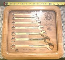 MAC TOOLS 7-PC RICHARD PETTY 1992 WINSTON CUP 7-TIME WINNER GOLD WRENCH SET  USA picture