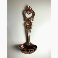 Vintage 1972 Syroco Giant Wall Ladle Spoon Planter 33” Gold Hollywood Regency picture