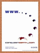 2003 Conquest Earth PC Original Advertisement / Retro Promo v1 picture