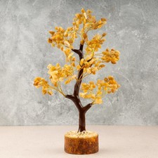 Yellow Aventurine Crystal Tree of Life, Healing Crystal Stone, Crystal Decor picture