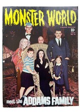 Monster World 9 Horror 1966 A Warren Magazine The Addams Family FN+  picture