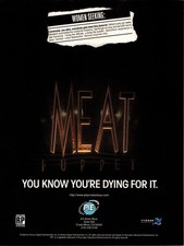 Playmates Meat Puppet Video Game Vintage Magazine Print Ad 1997 8x11 picture