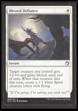 MTG Blessed Defiance 5 Common Innistrad: Midnight Hunt Card CB-1-2-A-7 picture