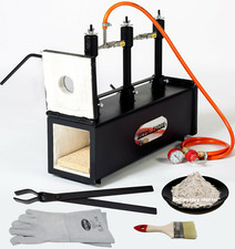 DFPROF3+2D GAS PROPANE FORGE Furnace Burner Knife Making Blacksmith Farrier USA picture