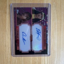 Topps 2022 Stranger Things High-Tek Dual Auto Heaton & Franco DA-TH 01/11 picture
