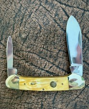 Hen & Rooster BERTRAM CUTLERY 252-24kt. Canoe Knife MINTY Real 24kt Gold Ltd Ed picture