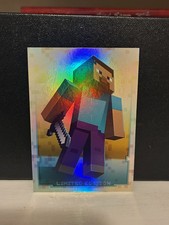 2021 Panini Minecraft Adventure Steve Limited Edition Holofoil SSP Refractor picture