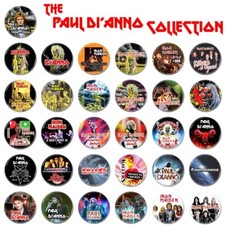 Paul DiAnno Buttons / Pins - Set-of-31 - Iron Maiden Killers Di'Anno NWOBHM 1