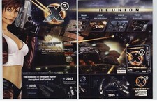 X3 Reunion PC Space Combat Video Game Art 2005 Vintage Print Ad/Poster picture