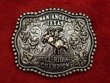 Rodeo 2025 X~Treme Bull Riding~Champion☆San Angelo Texas☆Trophy Buckle☆Rare☆R13 picture