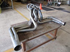 HOOKER HEADERS CHEVROLET BIG BLOCK ENGINE CHROME *SIGNED* CIRCA 1960's - 1970's picture