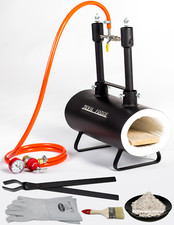 DFSW2 GAS PROPANE FORGE Furnace Burner Knife Making Blacksmith Farrier USA picture