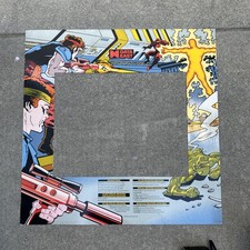 Original Monitor Bezel Unknown Midnight Resistance? 23 5/8 X 23 5/8  ARCADE Art picture