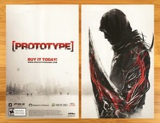 2009 Prototype Xbox 360 PS3 PC Print Ad/Poster Official Video Game Promo Art 00s picture