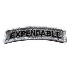 Expendable Tab Rocker Tactical Hook Patch [2.75 X 0.75 -TAB1) picture