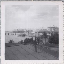 Manila Philippines Harbor Ships Docks Cars Tropical Travel VINTAGE PHOTO picture