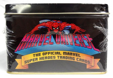 1990 Official Marvel Universe Trading Card Premiere Edition Tin SEALED 1794/4000 picture