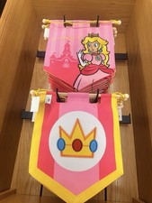 Universal Epic Universe Super Nintendo World Princess Peach Double Sided Banner picture