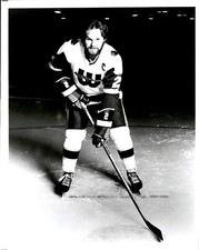 CGE7 Original Photo RICK LEY 1977-78 NEW ENGLAND WHALERS WHA HOCKEY DEFENSE picture